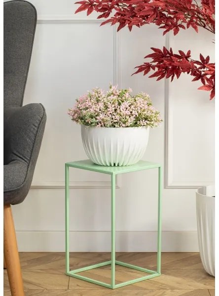 Portafiori 40x24 cm luce verde