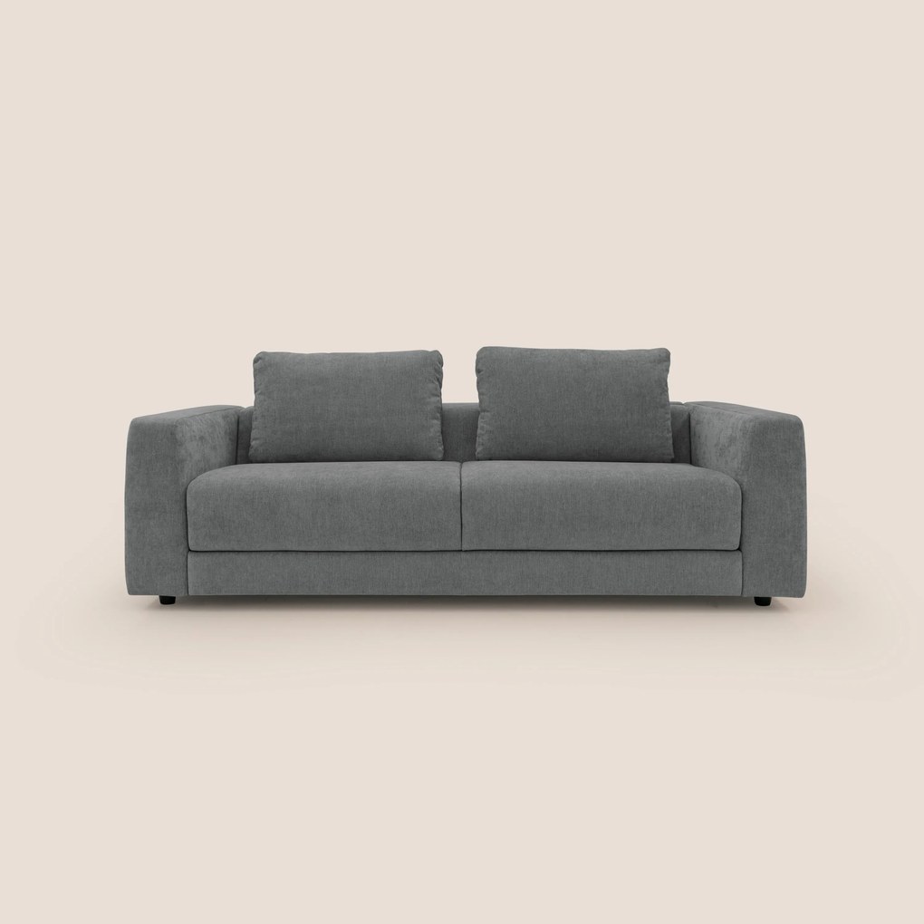 Freia Divano letto minimal materasso h15 cm con morbidi schienali in tessuto impermeabile T14