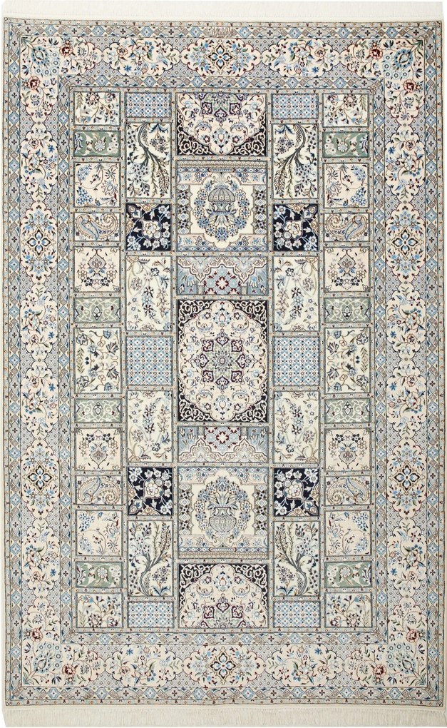 Nain Tappeto persiano 160x260 Beige (Iran) Annodato A Mano
