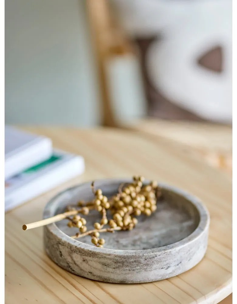 Vassoio decorativo in marmo Ivette - Bloomingville