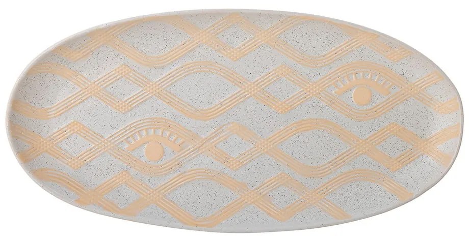 Vassoio decorativo in gres Newa - Bloomingville