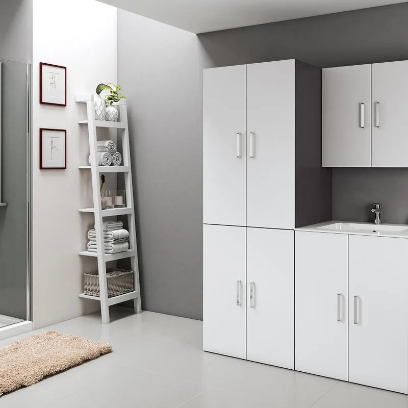 Lavatoio per bucato in resina bianco Desi vasca centrale L70,8 P68 cm