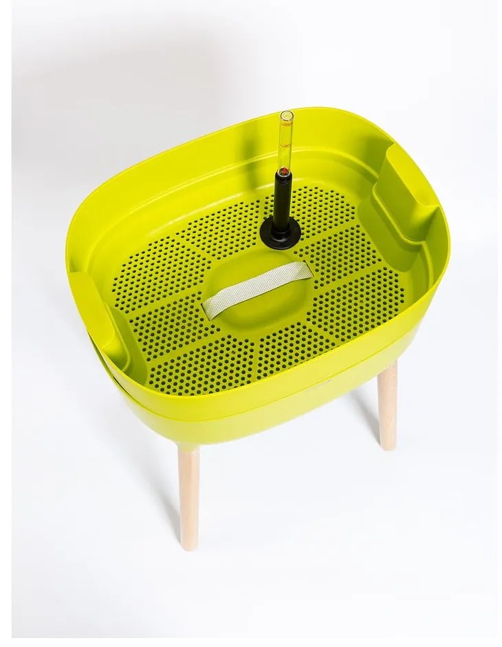 Vaso per coltivazione in plastica con sistema di auto-irrigazione Urbalive – Plastia