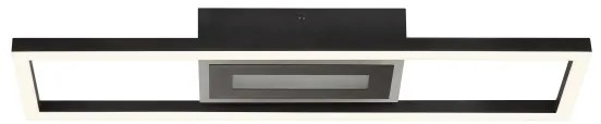 Brilliant-LED RGBW plafoniera dimmerabile BESSON LED/20W/230V 3000-6500K nera + con telecomando