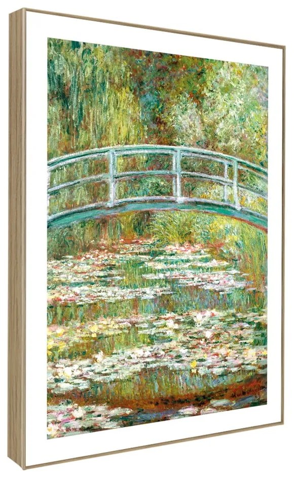 Quadro 40x50 cm Monet: Japanese Footbridge