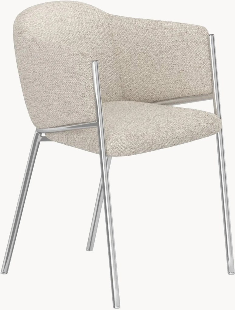 Set di 2 sedie imbottite Evelina