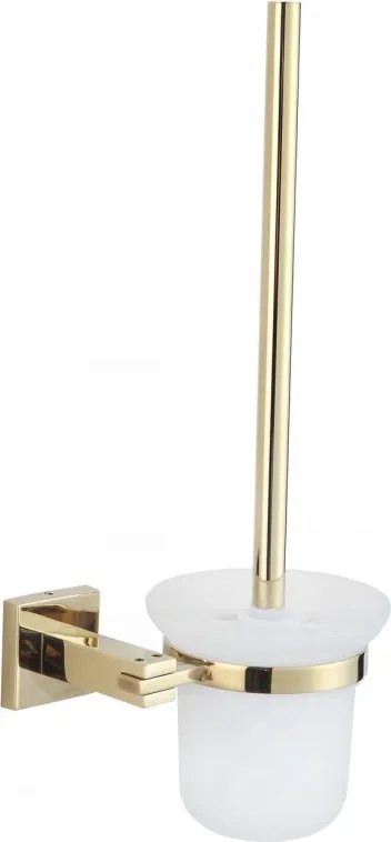 Mexen Vane spazzola per WC, oro - 7020950-50
