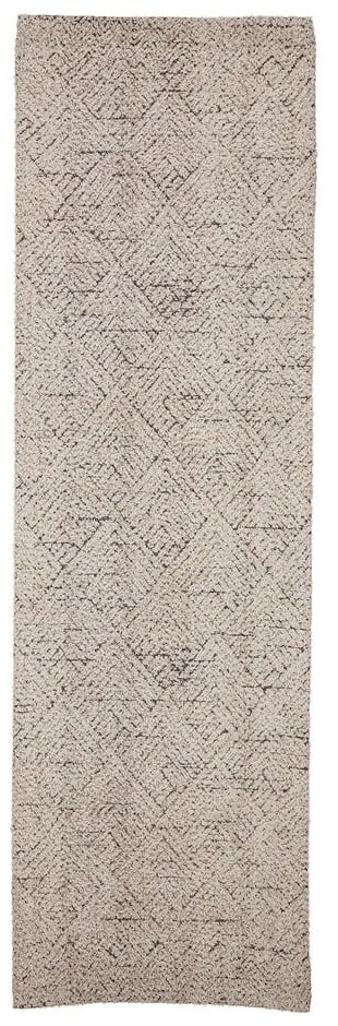 Passatoia color crema in misto cotone 75x245 cm Saxo – Bloomingville
