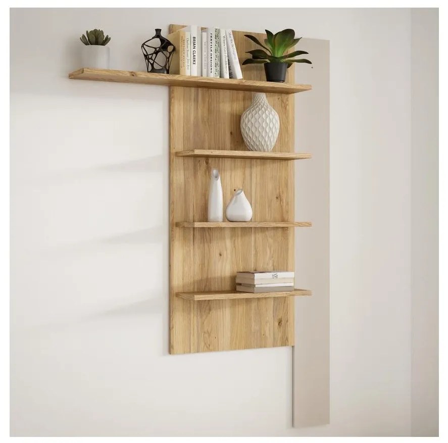 Mensola da parete INAR rovere/beige