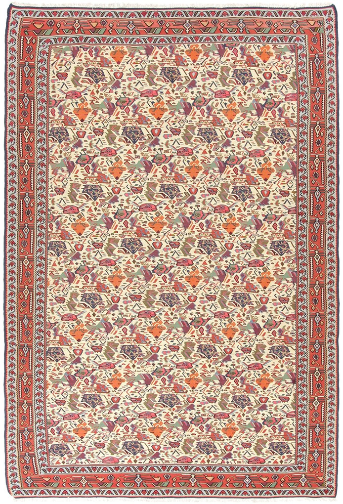 Kilim Tappeto 290x200 (Iran) Tessuto A Mano