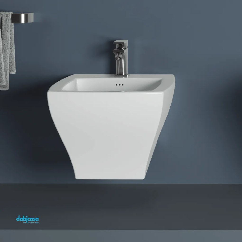 The Artceram "Jazz" Bidet Sospeso Bianco Lucido