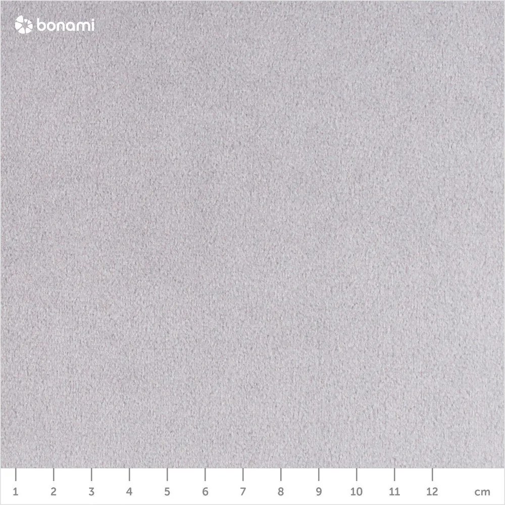 Divano in velluto grigio chiaro, 219 cm Santo - Milo Casa