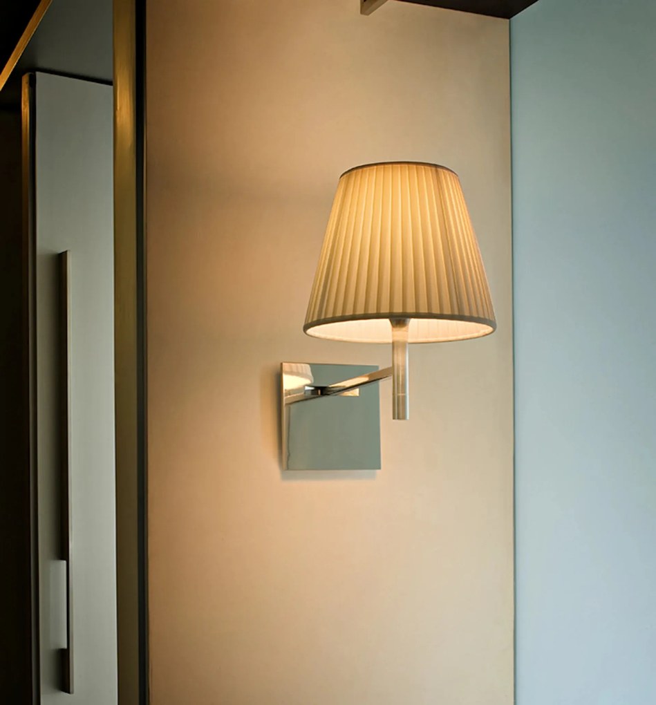 Flos Ktribe Wall Lampada Da Parete 24 cm a luce diffusa con diffusore esterno in Tessuto