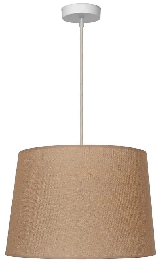 Duolla - Lampadario a sospensione con filo CONE 1xE27/15W/230V diametro 40 cm marrone