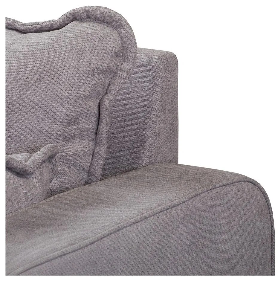 Divano grigio 193 cm Beata - Ropez