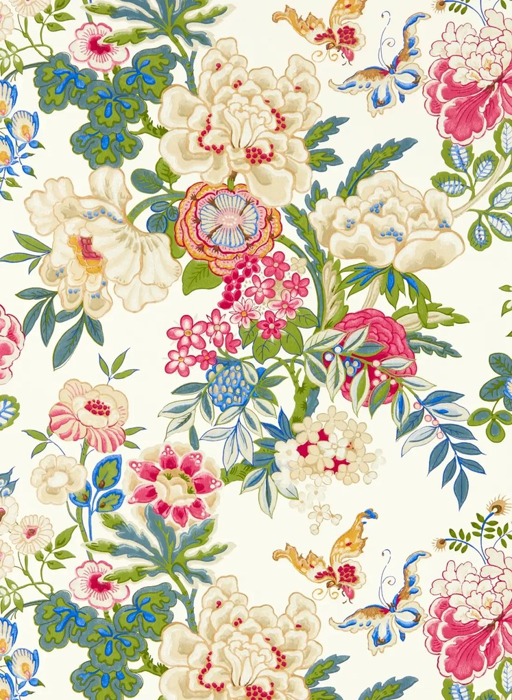Sanderson Tapete Emperor Peony - Lotus Pink