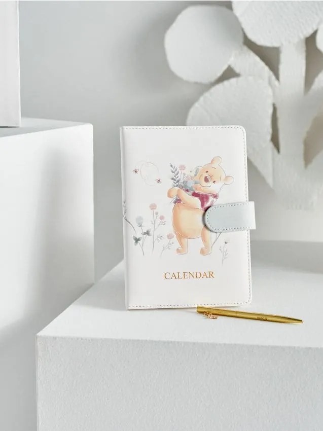 Sinsay - Calendario con penna Winnie the Pooh - nude