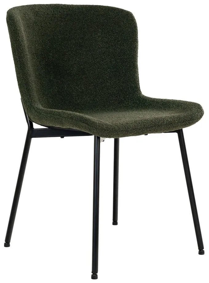 Sedie da pranzo verde scuro in un set di 2 Maceda - House Nordic