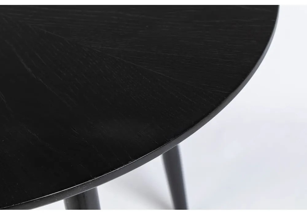 Tavolo da pranzo rotondo con piano in rovere ø 120 cm Fabio - White Label