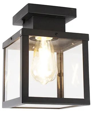 Plafoniera da esterno smart industriale nera con ST64 Wifi inclusa - Rotterdam