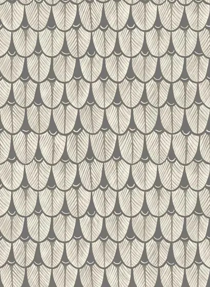 Cole & Son Carta da parati Narina - Cream/ Black
