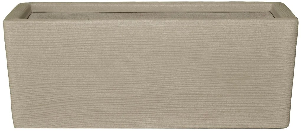Fioriera SHABBY in polietilene beige H 30 cm L 79 x P 35 cm