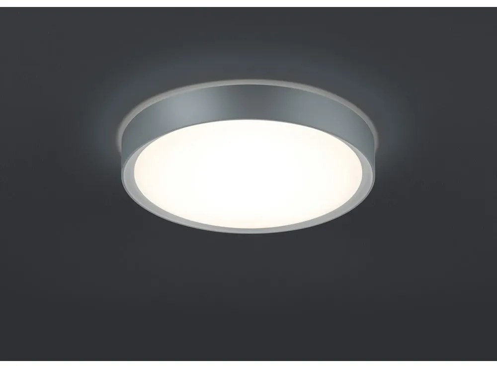 Plafoniera LED in argento ø 33 cm Clarimo - Trio