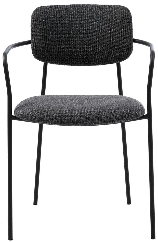 Sedia da pranzo grigio scuro Zama - Unique Furniture