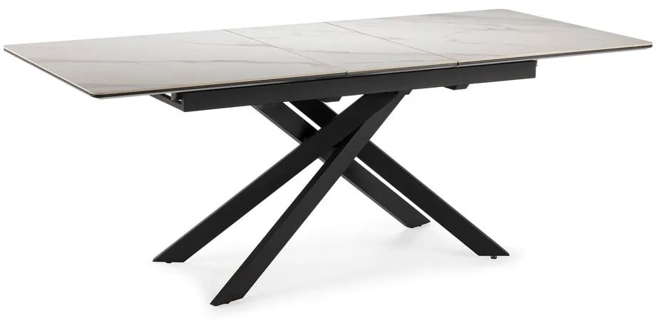 Tavolo da pranzo allungabile con piano aggiuntivo in ceramica 89,5x160 cm Belma - Marckeric