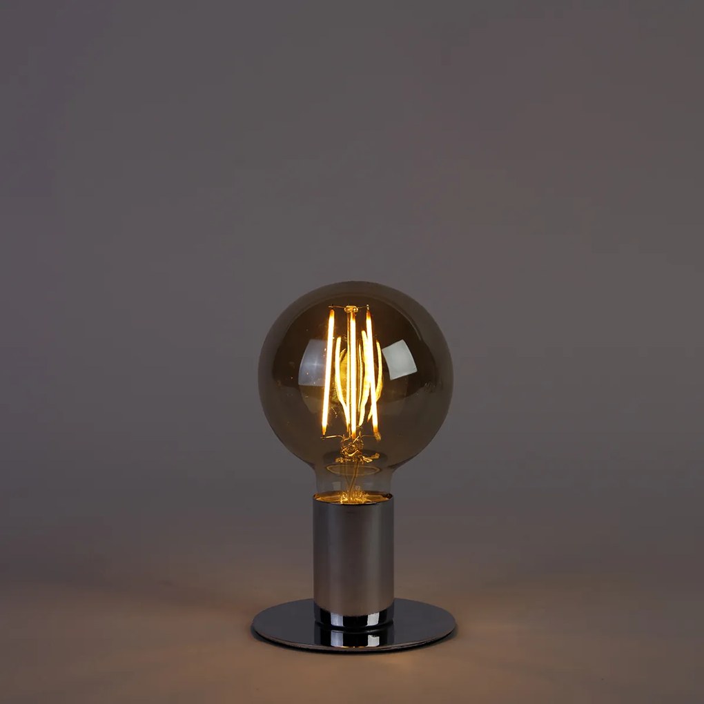 Set di 5 Lampadine LED dimmerabili a 3 livelli E27 G95 vetro oro 5W 380lm 2200K