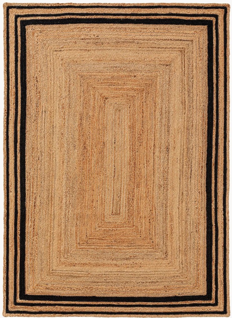 Tappeto in iuta tessuto a mano Jutta