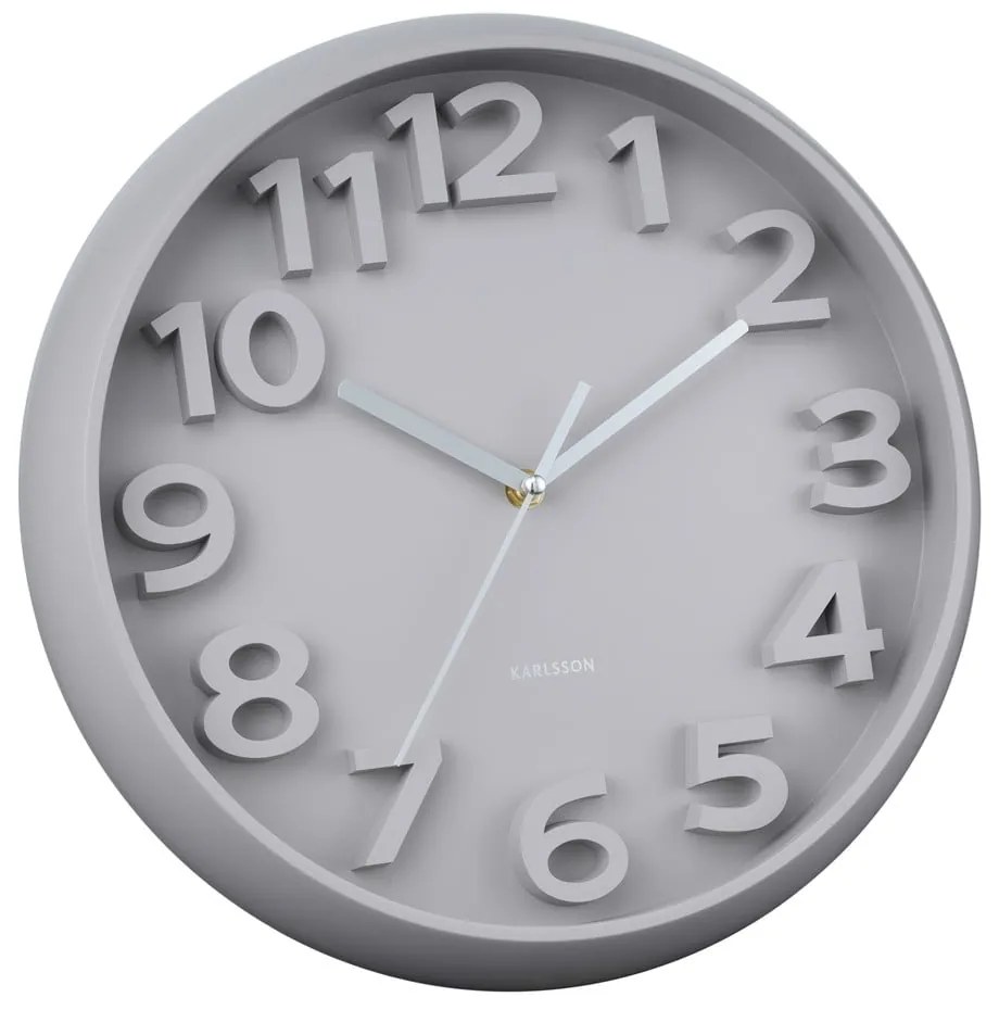Orologio da parete ø 33,5 cm Elevated Classic Numbers – Karlsson