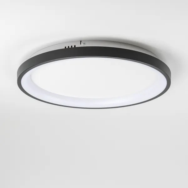 Brilagi - Lampada da soffitto dimmerabile LED FALCON SLIM LED/42W/230V Ø 50 cm nero + telecomando
