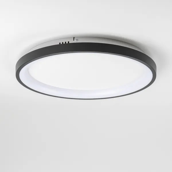 Brilagi - LED dimmerabile plafoniera FALCON SLIM LED/42W/230V Ø 50 cm nero + telecomando