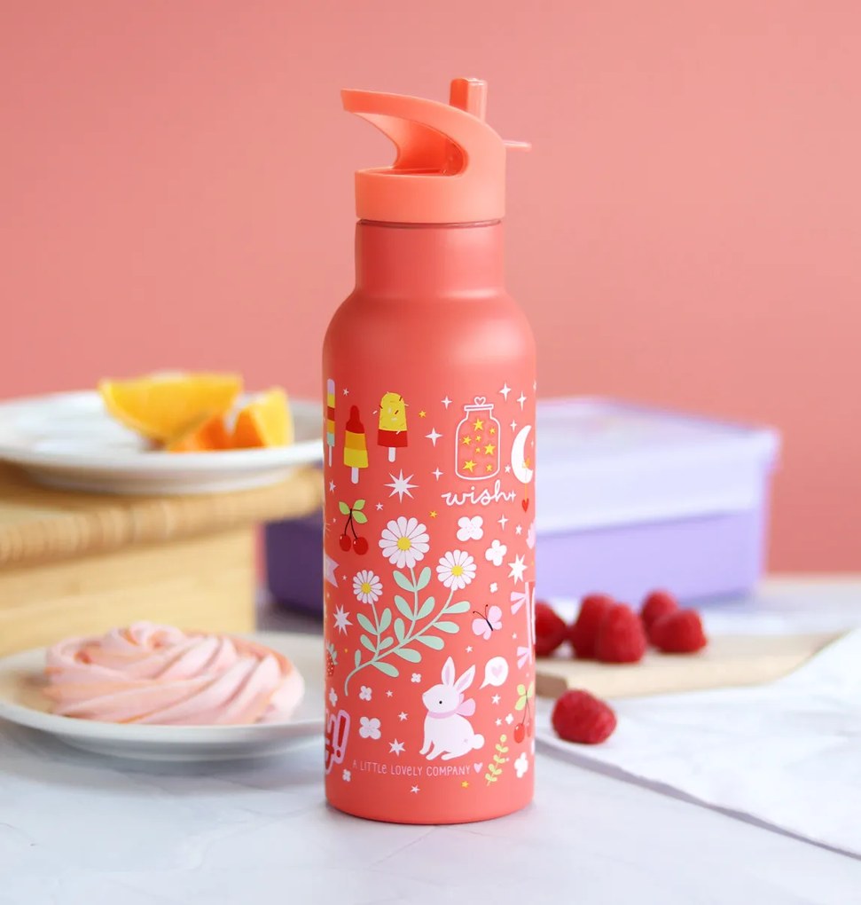A Little Lovely Company - borraccia in acciaio inox, 500 ml - divertimento