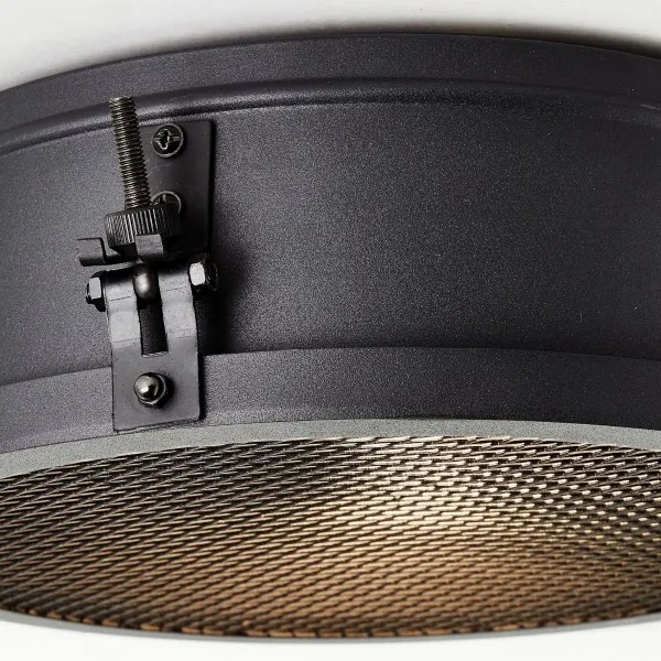 Brilliant - Plafoniera ZOIS 1xE27/60W/230V Ø 30 cm nero