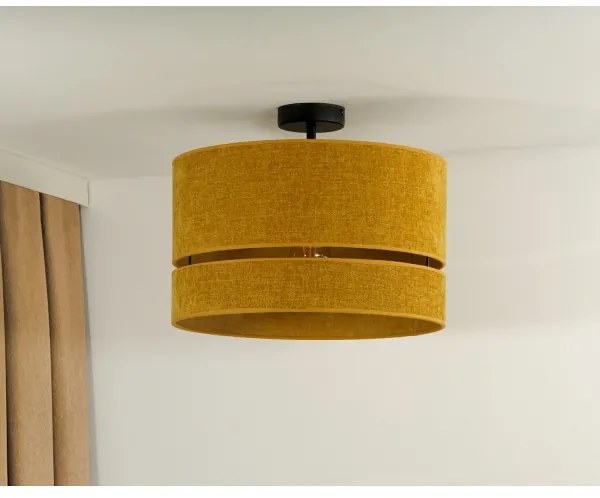 Duolla - Lampadario a plafone DOUBLE 1xE27/15W/230V diametro 40 cm arancione