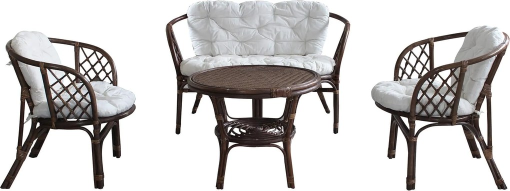 JERA - salotto da giardino in fibra naturale