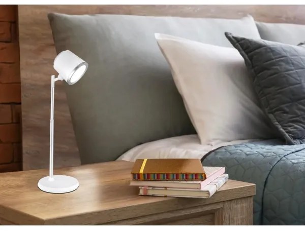 Globo 58454W - Lampada da tavolo LED dimmerabile MEEYA LED/6W/3,7V bianca