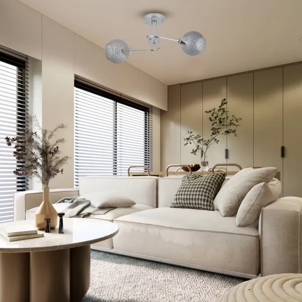 Lampadario a plafone OAKLAND 2xE27/60W/230V