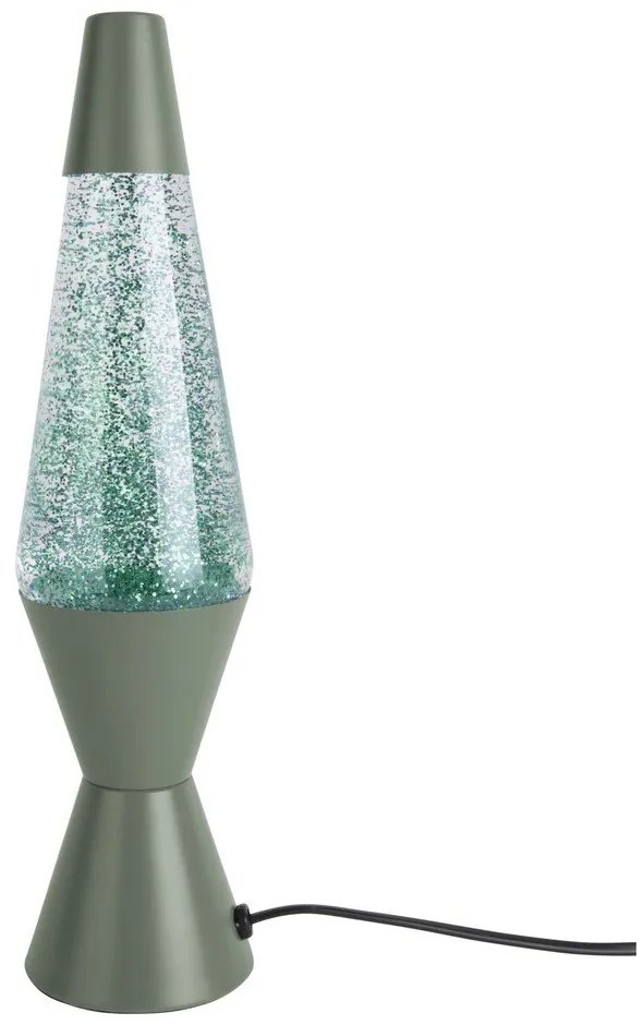 Lampada da tavolo verde Glitter - Leitmotiv