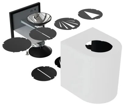 Nordlux - Applique da esterno a LED CANTO 2xLED/6W/230V IP44 bianco