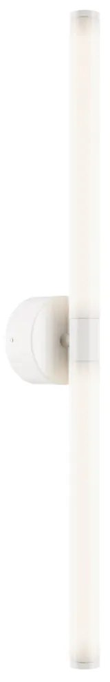 Applique Da Parete Moderno Axis Alluminio Bianco Luce Led 16W