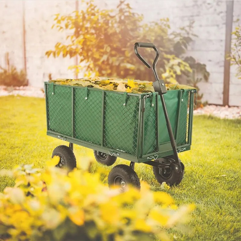 Carrello da giardino di qualità su ruote gonfiabili 3in1