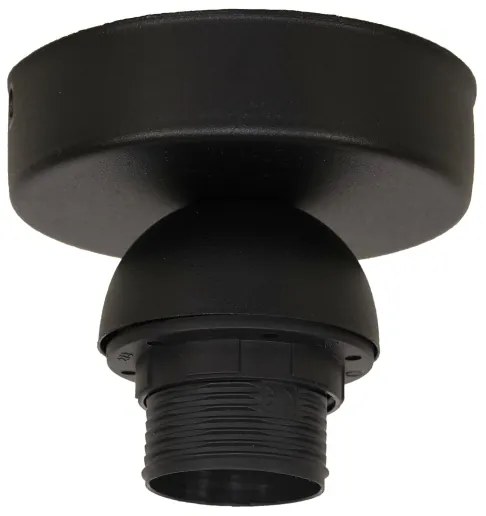 Duolla - Plafoniera DUO 1xE27/40W/230V diametro 40 cm nero/oro