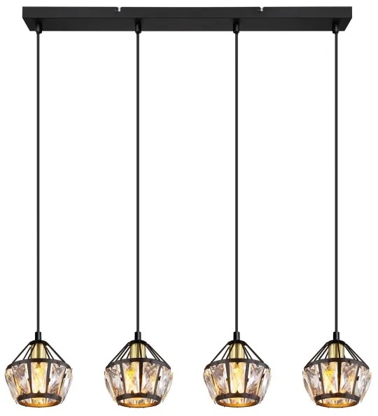 Globo 54359-4H - Lampadario a sospensione con filo LOIS 4xE14/40W/230V