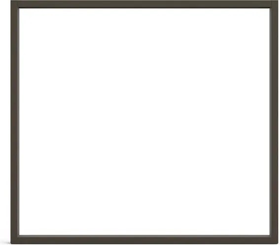 Gamba per mobili rettangolare STEELMI Tube in acciaio bronzo opaco L 78 x P 8 x H 71 cm