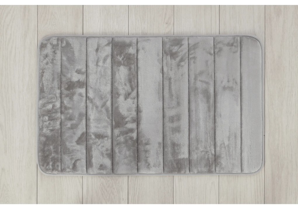 Tappeto Doccia Antiscivolo 45x75 Cm Feridras "Memo" Grigio