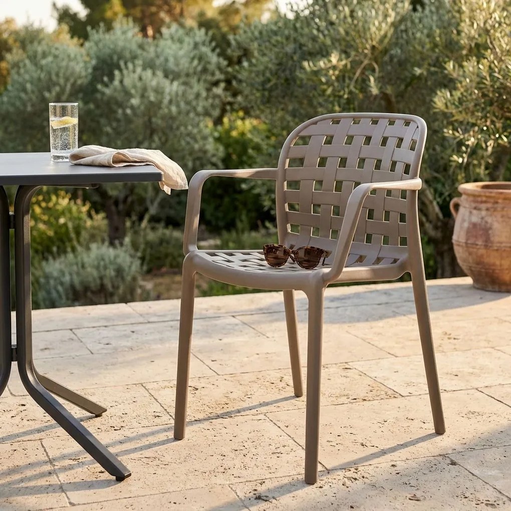 JENNY - poltrona da giardino in resina