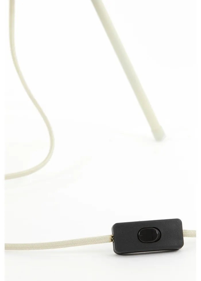 Lampada da tavolo color crema (altezza 45 cm) Plumeria - Light &amp; Living